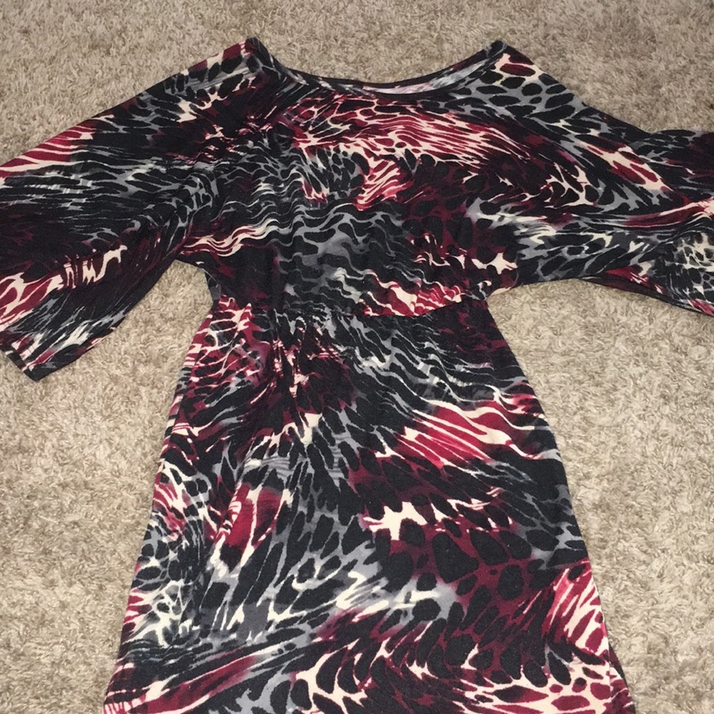 Flare arm dress